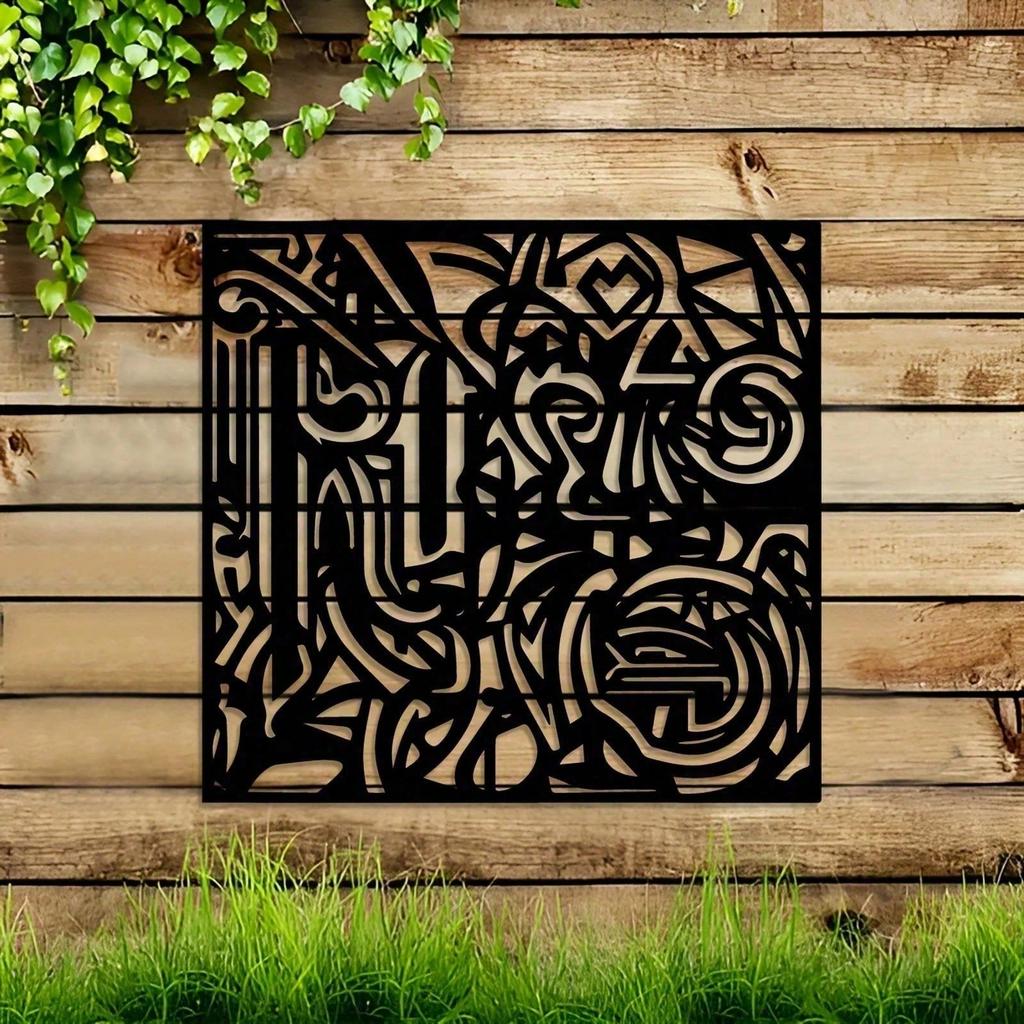 Metal Wall Sculpture Abstract Minimalism Modern Living Room Decor