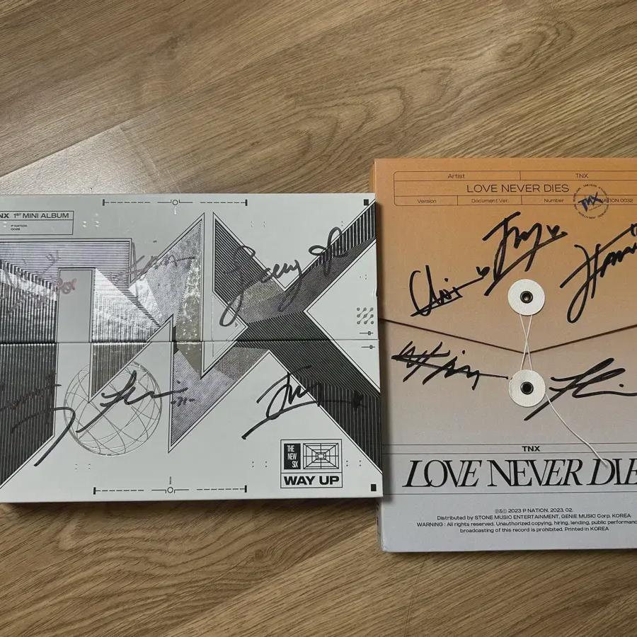 

Disposition) Batch The New Six Tnx Signed Album Batch