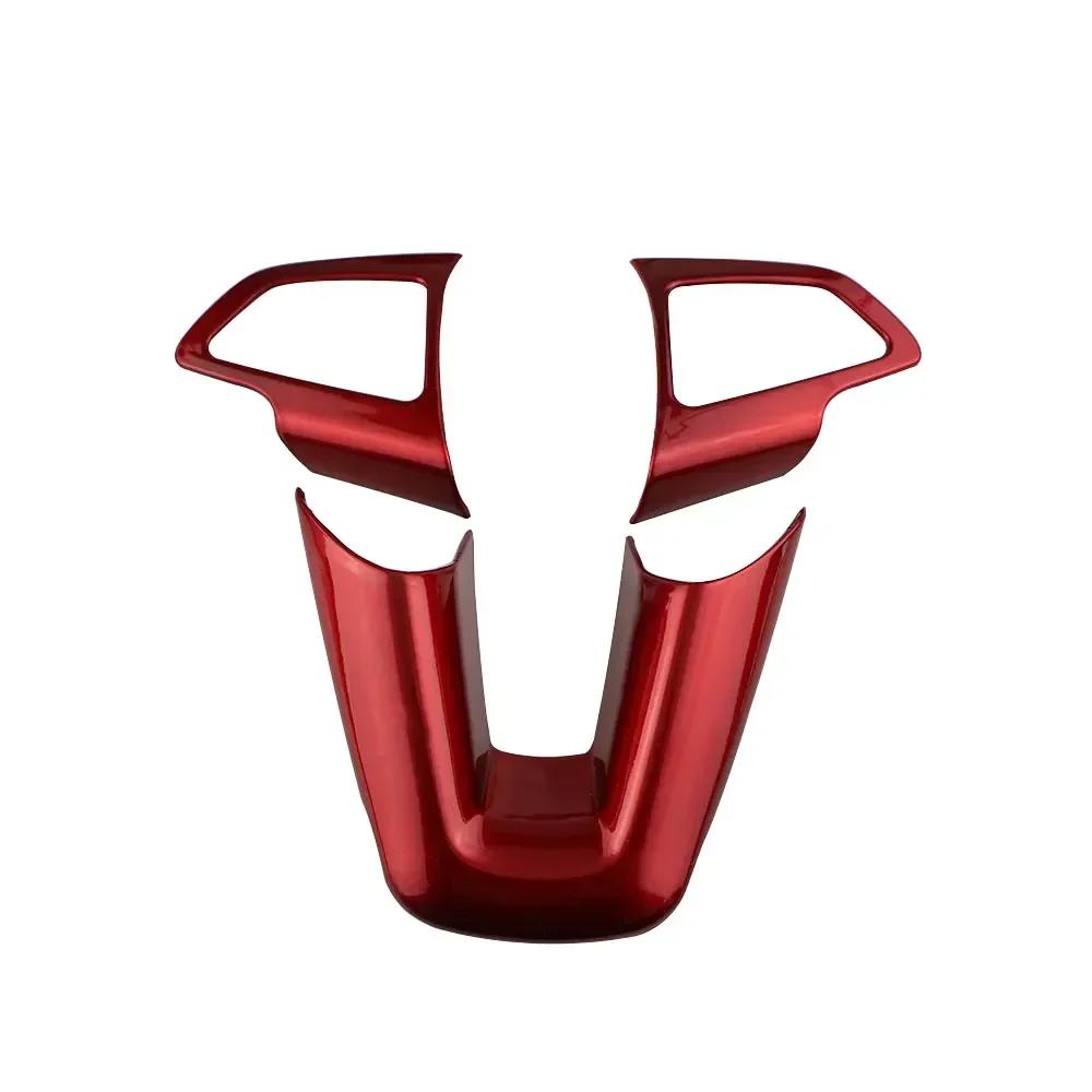 For Ford Focus 3 MK3 2015 2016 2017 2018 Steering Wheel Panel Decoration Sticker Cover Trim Protector Interior Accessories