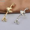 Metal Horsewhip Brooches Women Unisex 2-color Horse Head Whip Party Casual Brooch Pins Gifts
