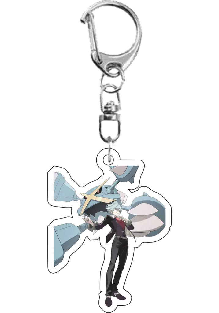 Anime Cartoons Acrylic Key Chain for Lance Lucy Cynthia Caitlin Steven Stone Acrylic Backpack Pendant Acrylic Key Buckle Pendant