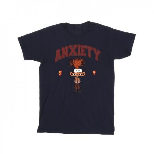 Inside Out 2 Boys Anxiety Collegiate Cotton T-Shirt