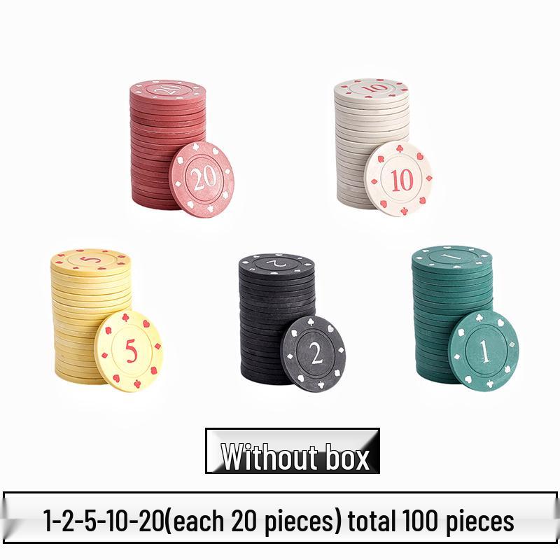 Texas Hold'em & Mahjong Spielchips: Spezielles Münzset für Cardrooms