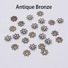 600 teile/los 6mm Hohle Blume Metall Filigrane Lose Spacer Bead Caps Kegel Ende Filigrane Für Diy Schmuck Finden Herstellung liefert