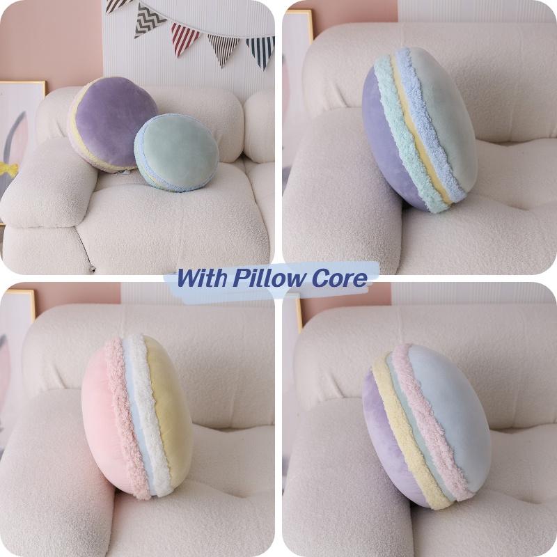 Nordic Valentine's Day Macaron Color Cookie Pillow For Home Decoration Sofa And Bed