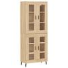 Highboard Sonoma Oak 69.5 x 34 x 180 cm Particleboard