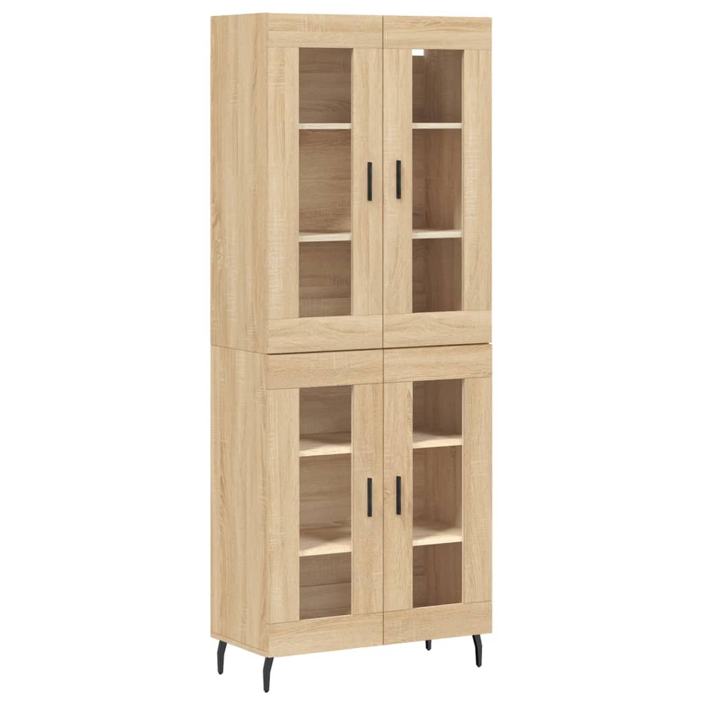 Highboard Sonoma Oak 69.5 x 34 x 180 cm Particleboard
