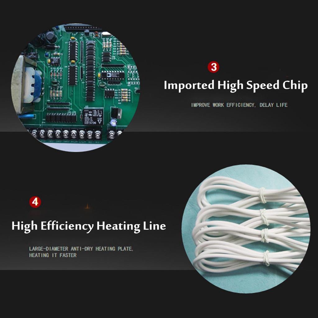 55 Ägg Kläckare Helt LED Vändare Kyckling Anka Digital Display Smart Känslig Automatisk Äggkläckningsmaskin US/EU-kontakt 110V-240V
