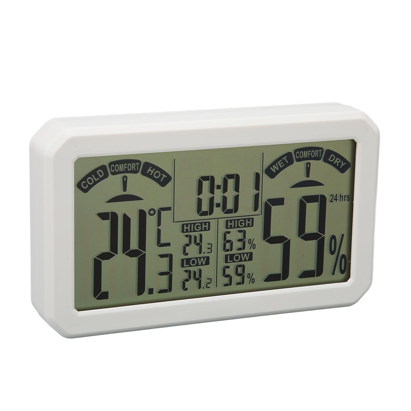 

Temperature Humidity Meter Digital High Accuracy Electronic Wall Mount Thermometer Hygrometer for