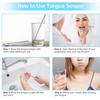 Tongue Scraper Ergonomic Stainless Steel Tongue Cleaner Brush Oral Cleaning Tool