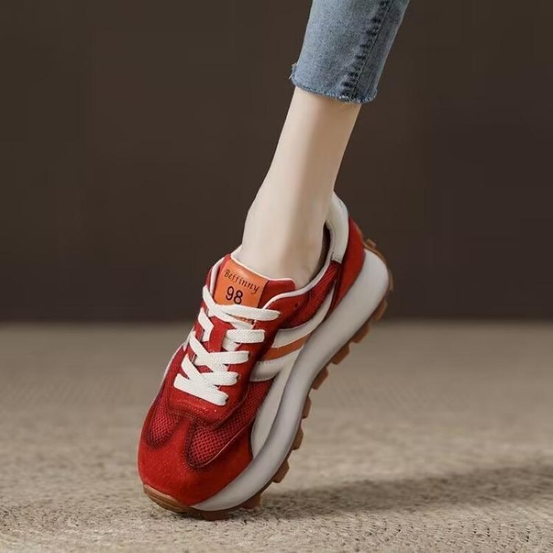 Damskie Siateczkowe Płaskie Buty Jesienne Modne Oddychające Lekkie Sportowe Antypoślizgowe Outdoorowe Do Biegania Wędrówki Damskie Buty Wulkanizowane