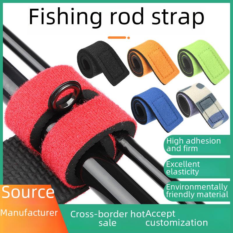

High-Elastic Velcro and Protective Fishing Rod Straps 3 x 25 cm