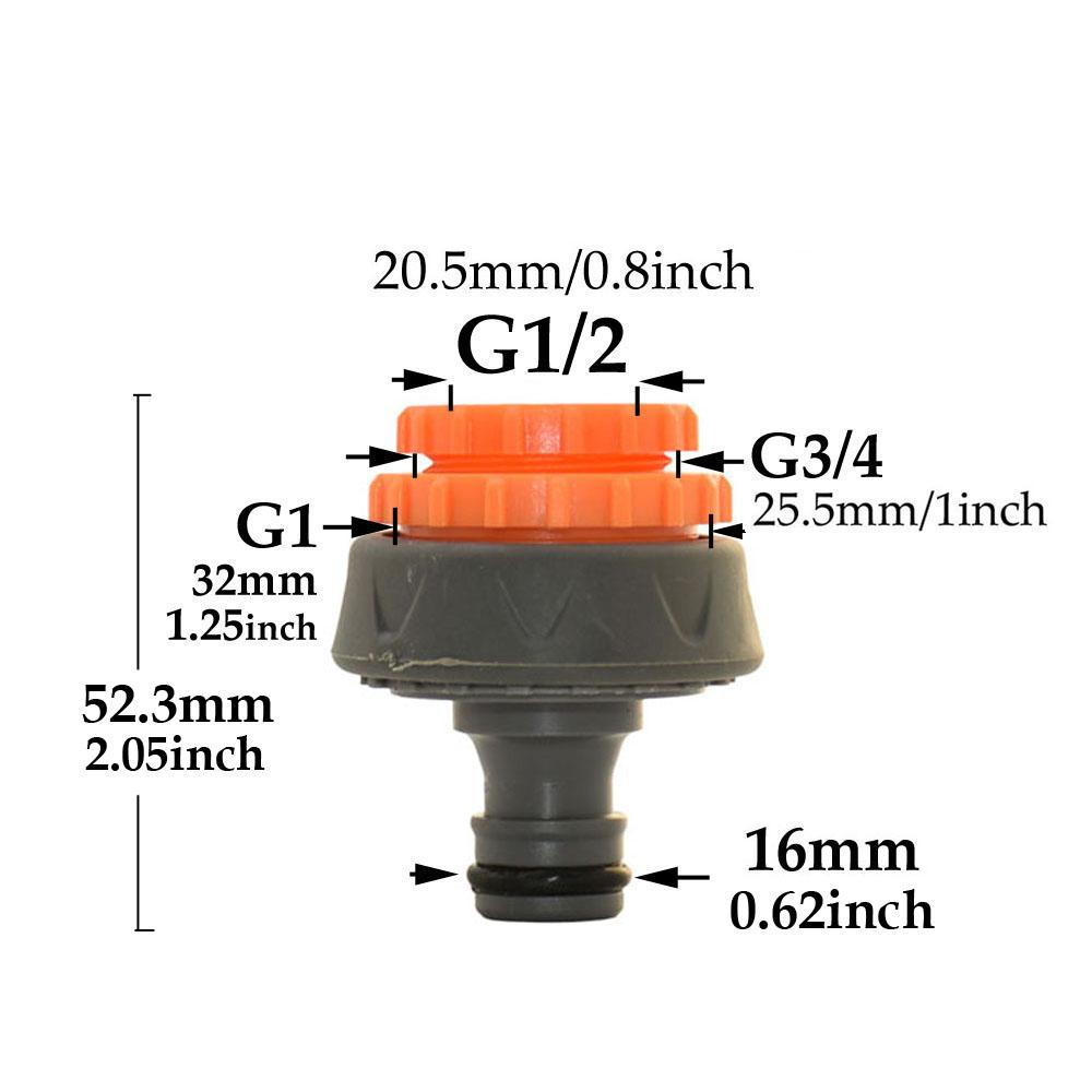 1/2'' 3/4'' 1'' Hose Quick Connecter Nipple OD 16mm 20mm Garden Hose Waterstop Fittings Tubing Repair Watering Gun Adapter