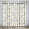 Girls Like The Flower Pattern Sunshade Curtains Living Room Bedroom Home Decoration Thin Curtains 2 Panels
