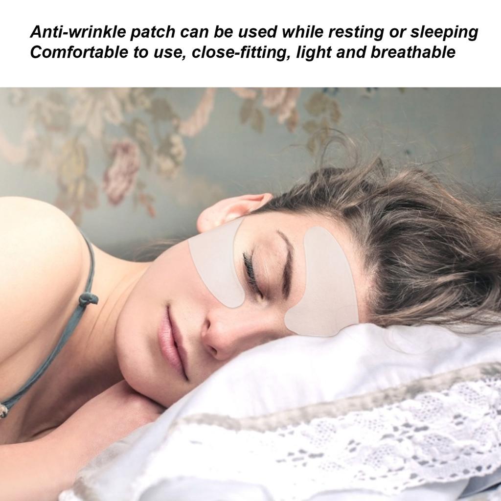 5Pcs AntiWrinkle Stickers Forehead Line Removal Eyes Silicone Patch Reusable Supplies