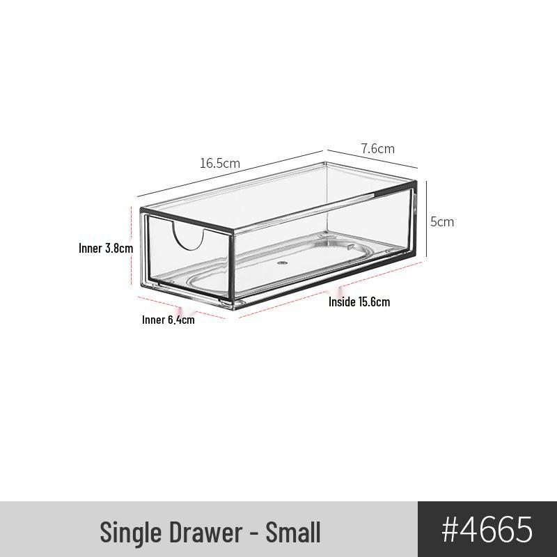 Clear Acrylic Jewelry Storage Box: Elegant Display for Earrings, Necklaces, and Accessories