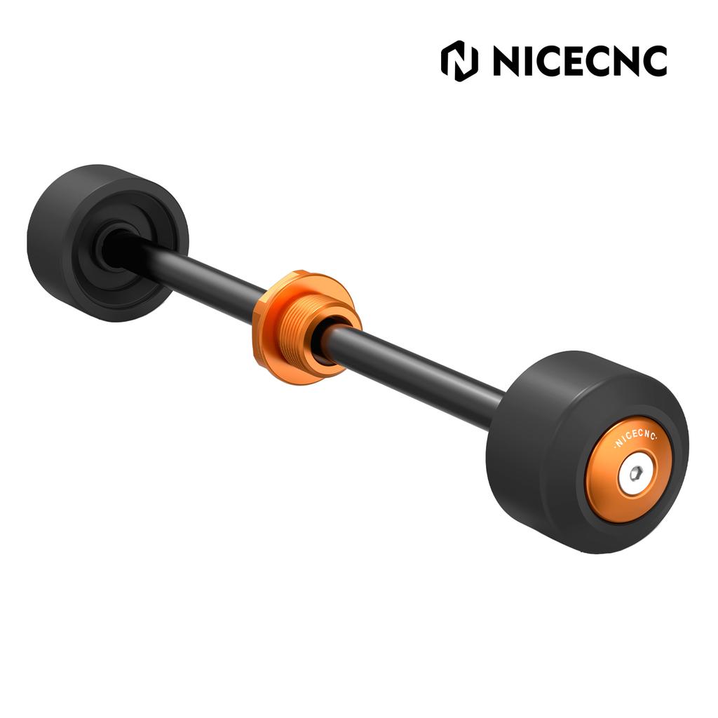 For 2025 KTM 390 Adventure R/X Motorcycle Falling Protection Front/Rear Wheel Axle Sliders for KTM 390 Duke 250 Duke 2024-2025