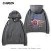 League of Legends LOL Lingluo Puppe Gwen Print Herren Kapuzensweatshirt Herbst und Winter Outdoor Plus Samt Locker Erwachsene Oberteile
