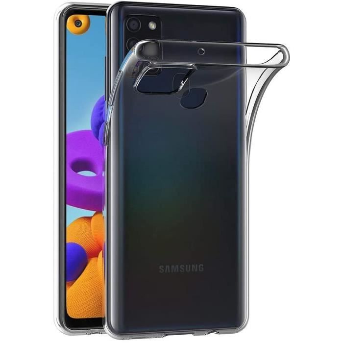 Coque - LittleMonkey - Galaxy A21s - Silicone - Transparente - Souple
