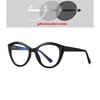 Leopard Frame Round Presbyopic Glasses Women Fashion TR90 Farsightedness Spectacles 0 To +6 0