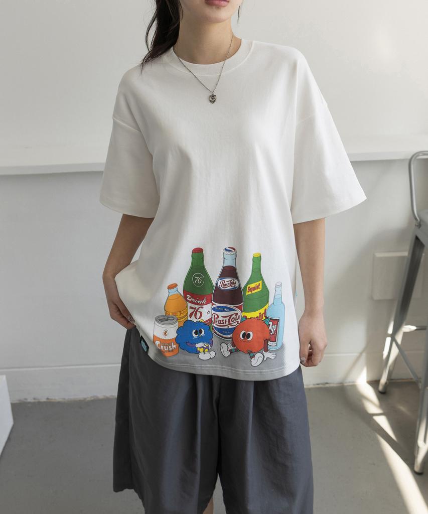 Ejeuaiwon Soda Pop Regular Fit Short Sleeve T-Shirt