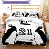 3pcs American Football Bedding Set Duvet Cover Closure Includes 1 Duvet Cover & 2 Pillowcases, Soft and Comfortable for All Seasons.