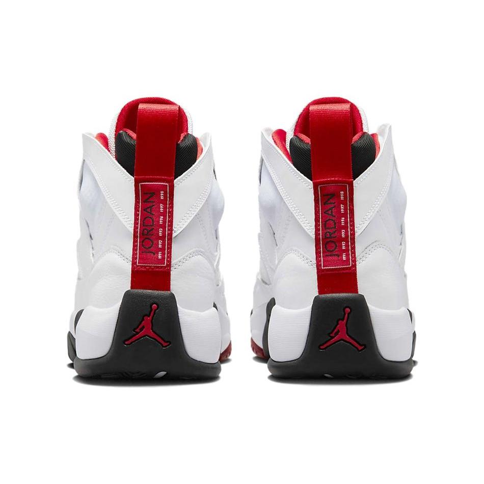 New JORDAN Jumpman Two Trey White Black University Red DO1925-160