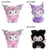 Wholesale Cute Cartoon Sanrio Kuromi Plush Toy Children's Doll Gift