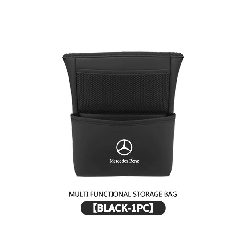 

Leather Car Seat Gap Handbag Holder Storage Bag Accessiores For Benz C180 C300 W124 W176 W177 C200 C260 GLC CLE CLA AMG