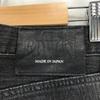 Hergestellt in Japan EDWIN 503 Schwarze Denimhose 32 Herren L Innenbeinlänge 78cm Grau/Schwarz(GEBRAUCHT)