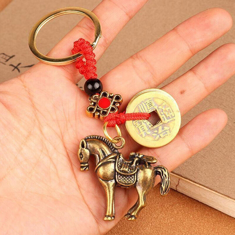Happy New Year of the Horse Keychain Bag Hook DD-13345