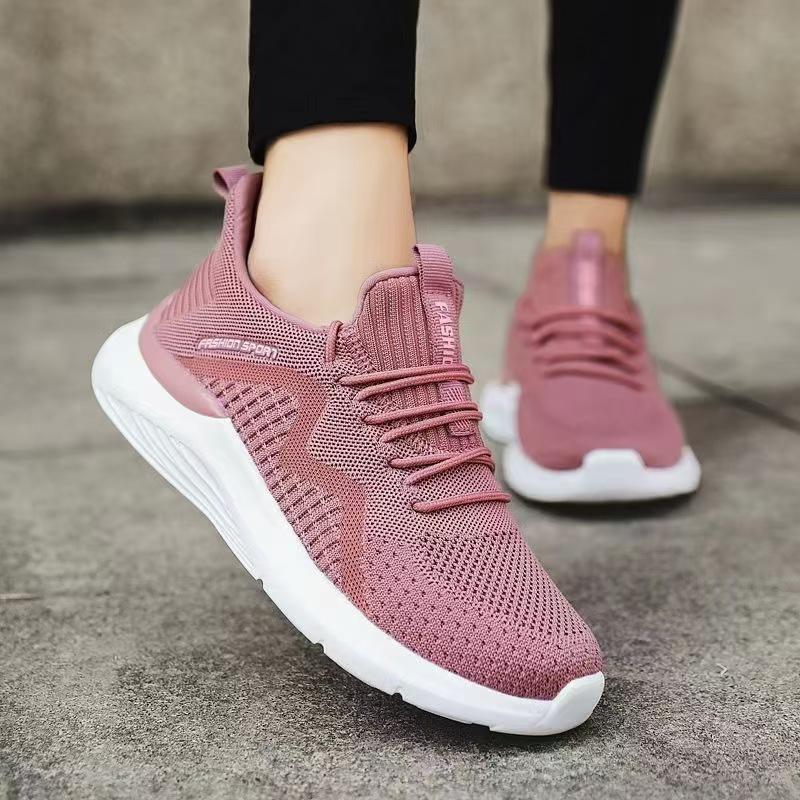 New Sports Shoes for Women In Autumn Mesh Casual Breathable Versatile Single Shoes Running Shoes Comfortable Walking Shoes
