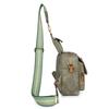 PU Umhängetasche Damen Retro Einfarbig Rucksack Pendler Brusttasche