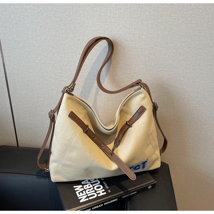 Retro tote bag women's new versatile women's backpack small and versatile casual messenger bag