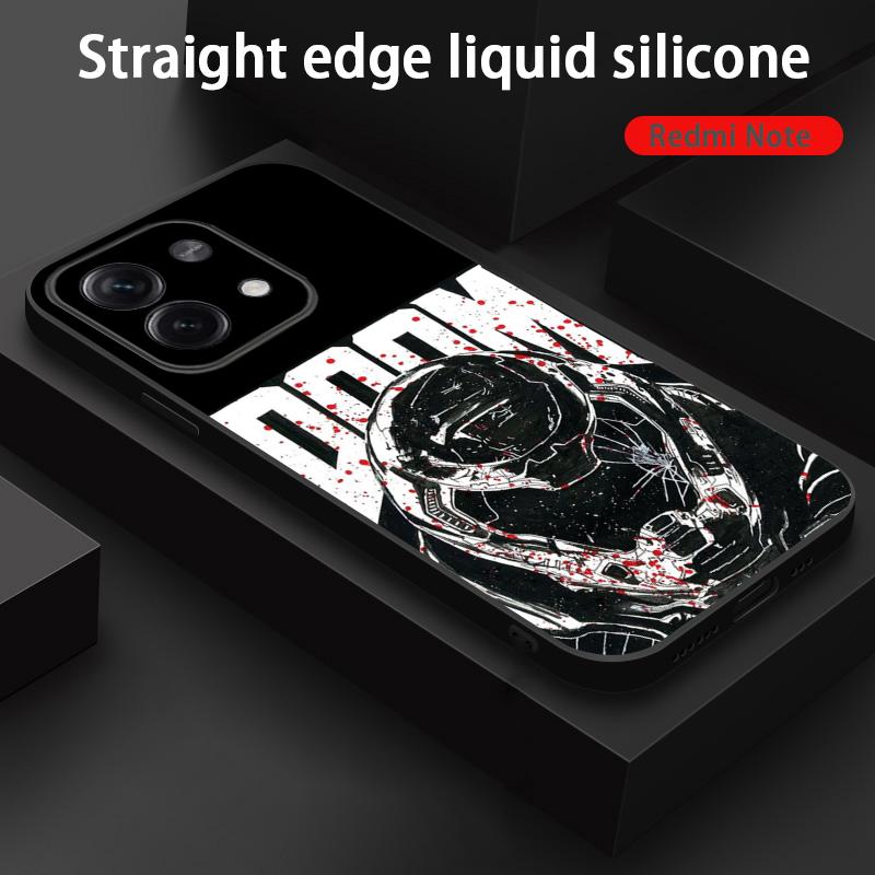 Classic game D-doomEs fashion poster Phone Case For Redmi Note 14 13 12 11 Pro Plus S 5G 14C A3 Soft Black Phone Cover