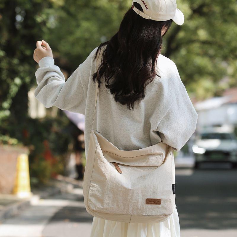 Japanese Women Men Shoulder Crossbody Bag Large Canvas Messenger Bags for Student 2026 Brand Book Bags Female Handbag Satchels