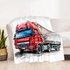 Kw Heavy Trucks Blanket Durable Comfort Great For Livingroom Bedding Office Chair Four Seasons Multipurpose Modern Style