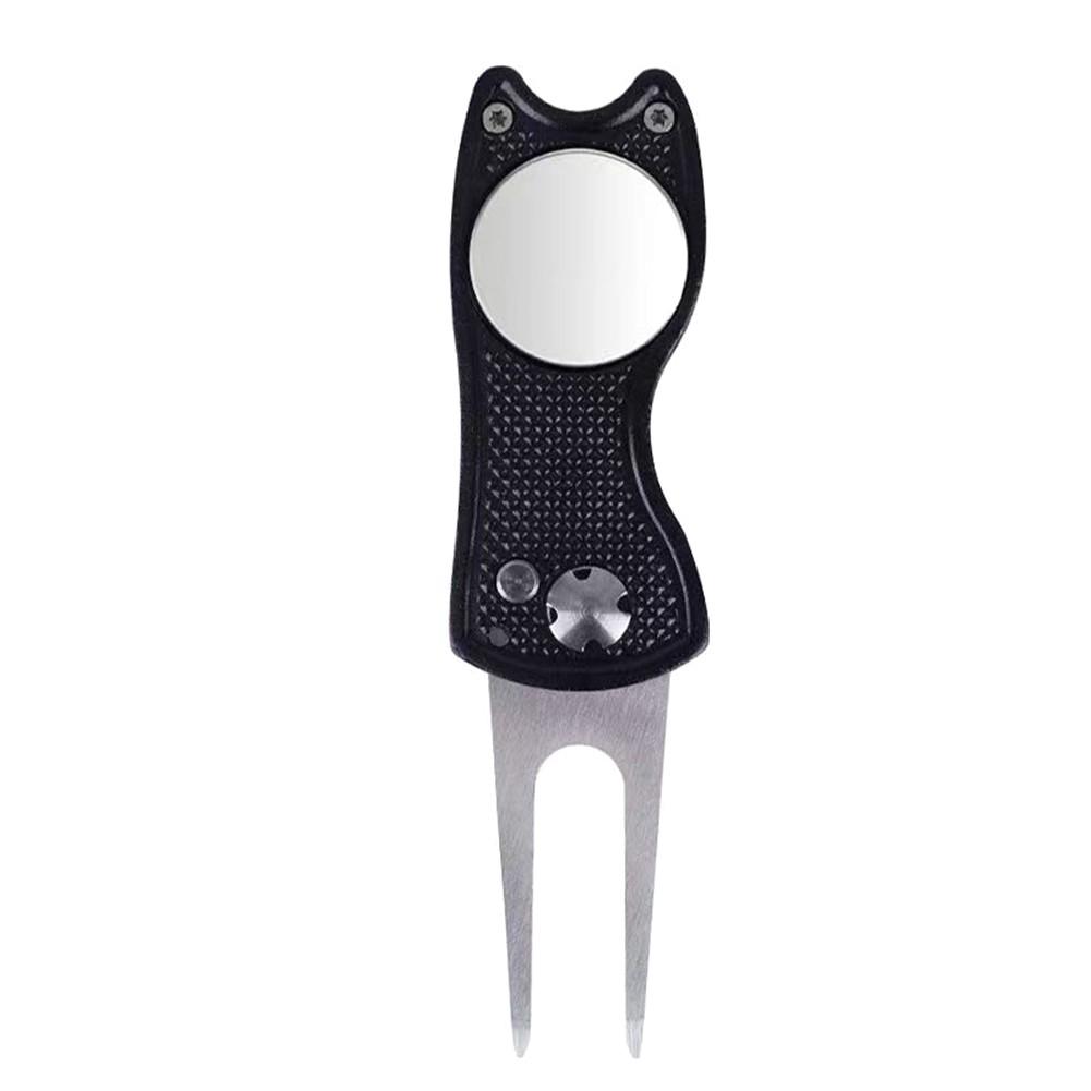 

Инструмент для ремонта дерна для гольфа с магнитным маркером для мяча. Характеристики чёрный