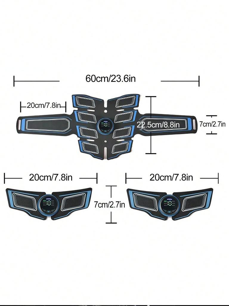 Muscle Stimulator Machine,1Pc Ems Muscle Stimulator Massager 8-Abdominal Muscle Trainer Accessories Body Care