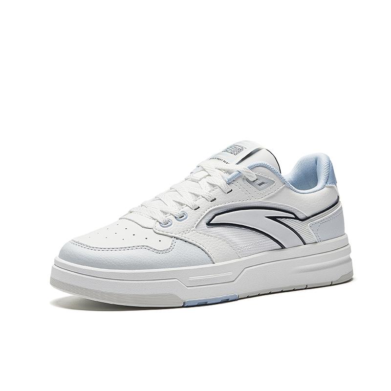 Anta Street Play LT 3 Simple Versatile Non-Slip Wear-Resistant Low-Top Skate Shoes Women sneaker White Gray Blue 122538051-2