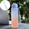 900ml sportovní láhev na vodu s časovou značkou nepropustný pohár Motivační přenosná láhev na vodu pro venkovní sporty Fitness bez BPA