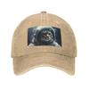 Astronautenkatze im Weltall Baseballkappe für Unisex WoUnisex Gewaschene Baumwolle Dad Hat Verstellbare Trucker Caps