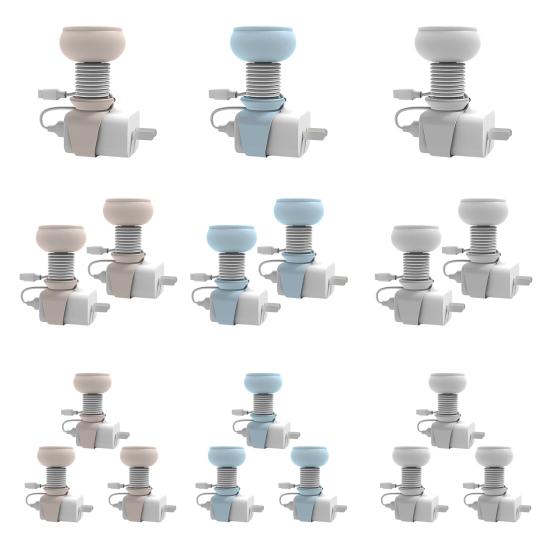 Charger Holder 360 Degree Adjustable Cable Organizer for Desktop Travel