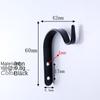 1/10pcs J-Shape Wall Hook Metal Flower Pot Hanging Iron Hook Fixing Outdoor for Garden Wall Basket Plant Rack Bathroom  Bracket