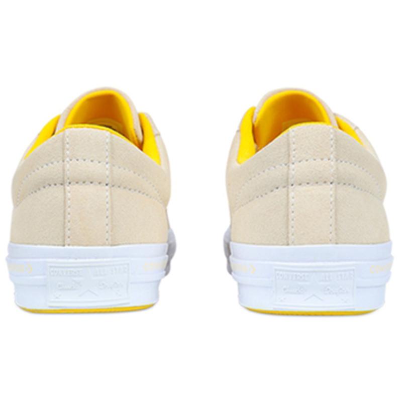Converse One Star Series O Low Top Canvas Shoes Unisex Light Brown Yellow