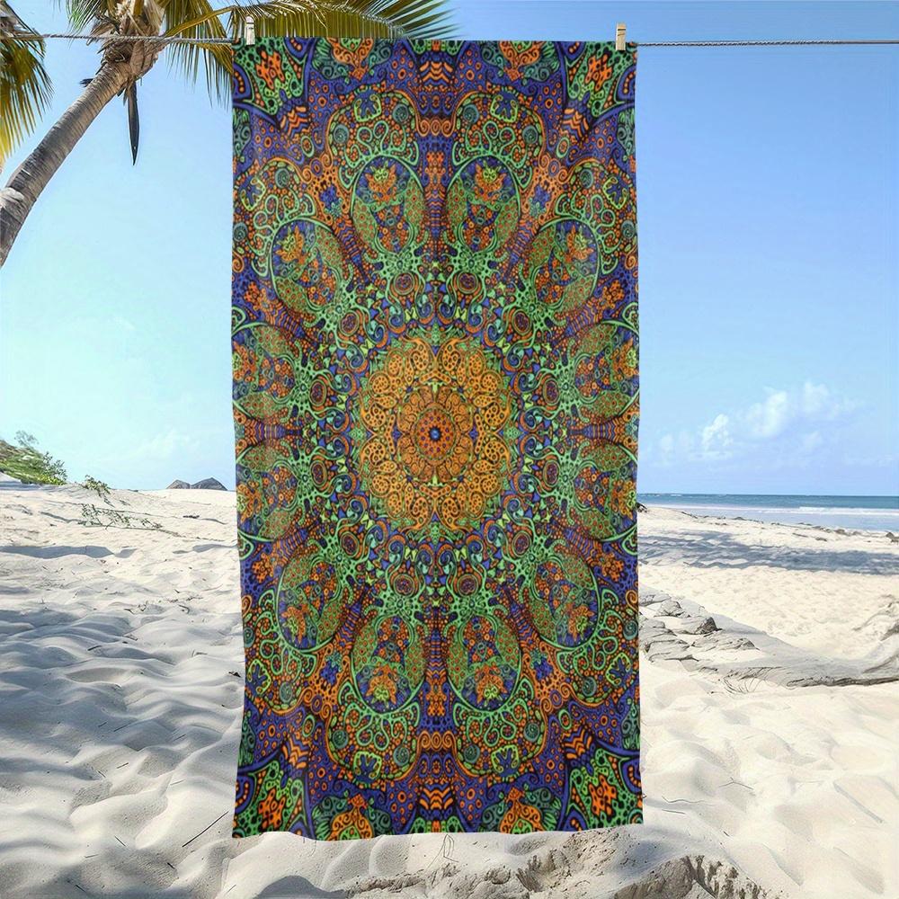 

Extra Large Lightweight Mandala Beach Towel, Quick Dry for Pool Beach Travel Camping Modern W30*H60(CM)