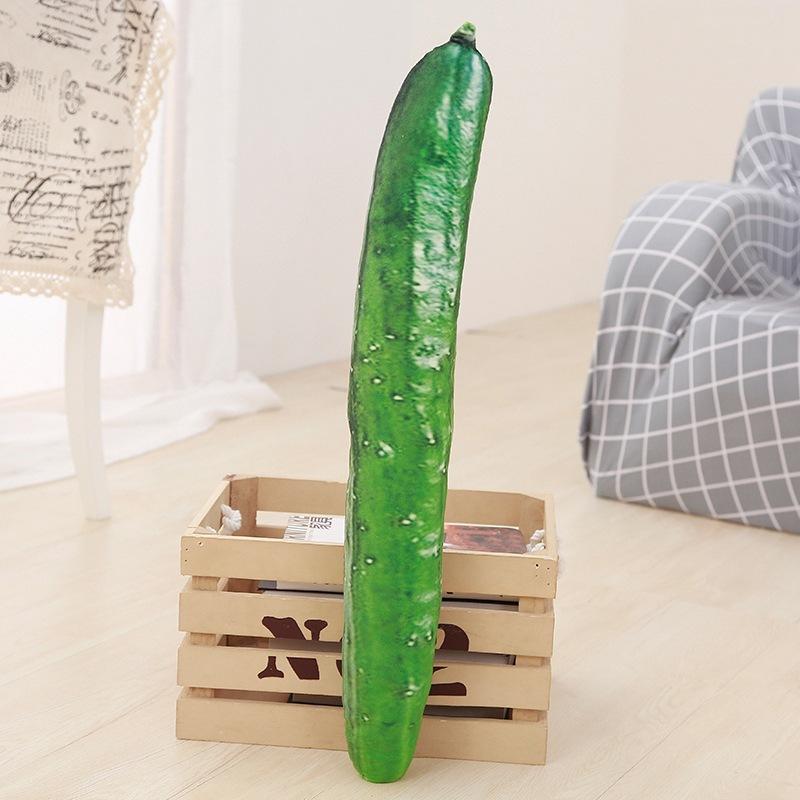 

Simulated Cucumber Plush Toy Boyfriend Throw Pillow Sleeping Performance Props Spoof Girl Birthday Gift Girl Supplies 55cm (0.12kg)
