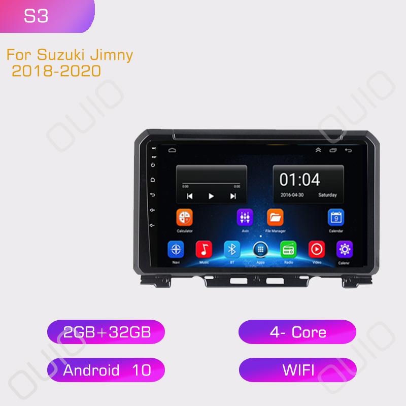 2din 8G+128G IPS 9inch Android10 Car Radio Multimedia Player Carplay Auto GPS Navigation DSP BT For Suzuki Jimny 2018 2019 2020