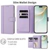 Flip Wallet Case for iPhone 17 16 Pro Max 17e 16e Air, Leather Card Holder Cover with Magnetic Clasp, Stand, Shockproof Case