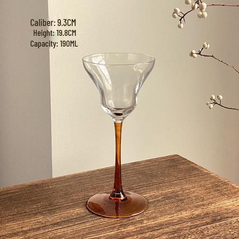 ZISIZ Elegant Purple Stemmed Wine Glass